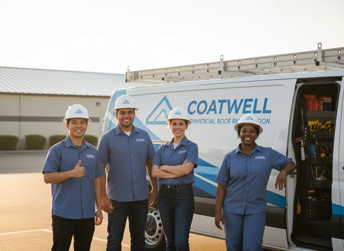 Commercial roof coating company in Golden, MS